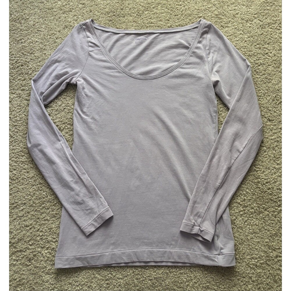 Gap pure Body womens top sz S lite Lavender Soft Casual